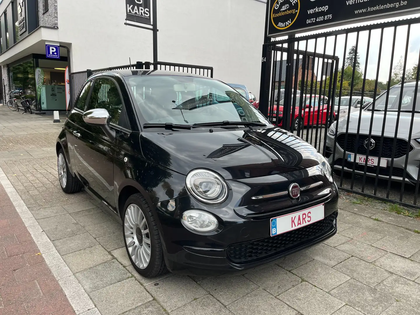 Fiat 500 1.2i Mirror/NIEUWSTAAT/BLUETOOTH/AIRCO/GARANTIE Noir - 2