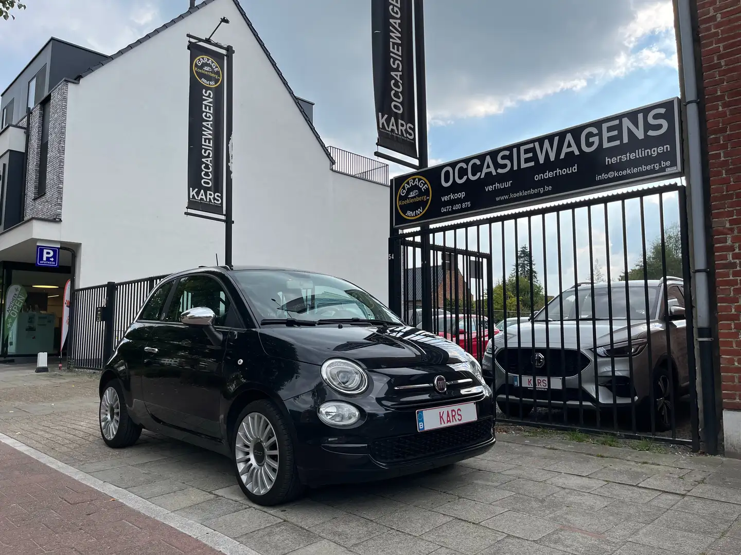 Fiat 500 1.2i Mirror/NIEUWSTAAT/BLUETOOTH/AIRCO/GARANTIE Noir - 1