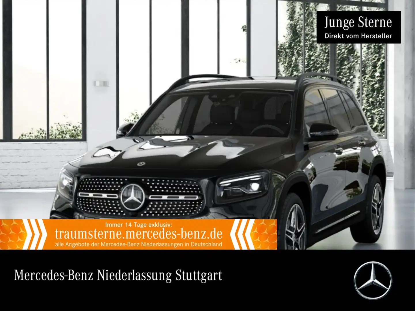 Mercedes-Benz GLB 250 4M AMG+NIGHT+PANO+AHK+MULTIBEAM+FAHRASS+8G Schwarz - 1