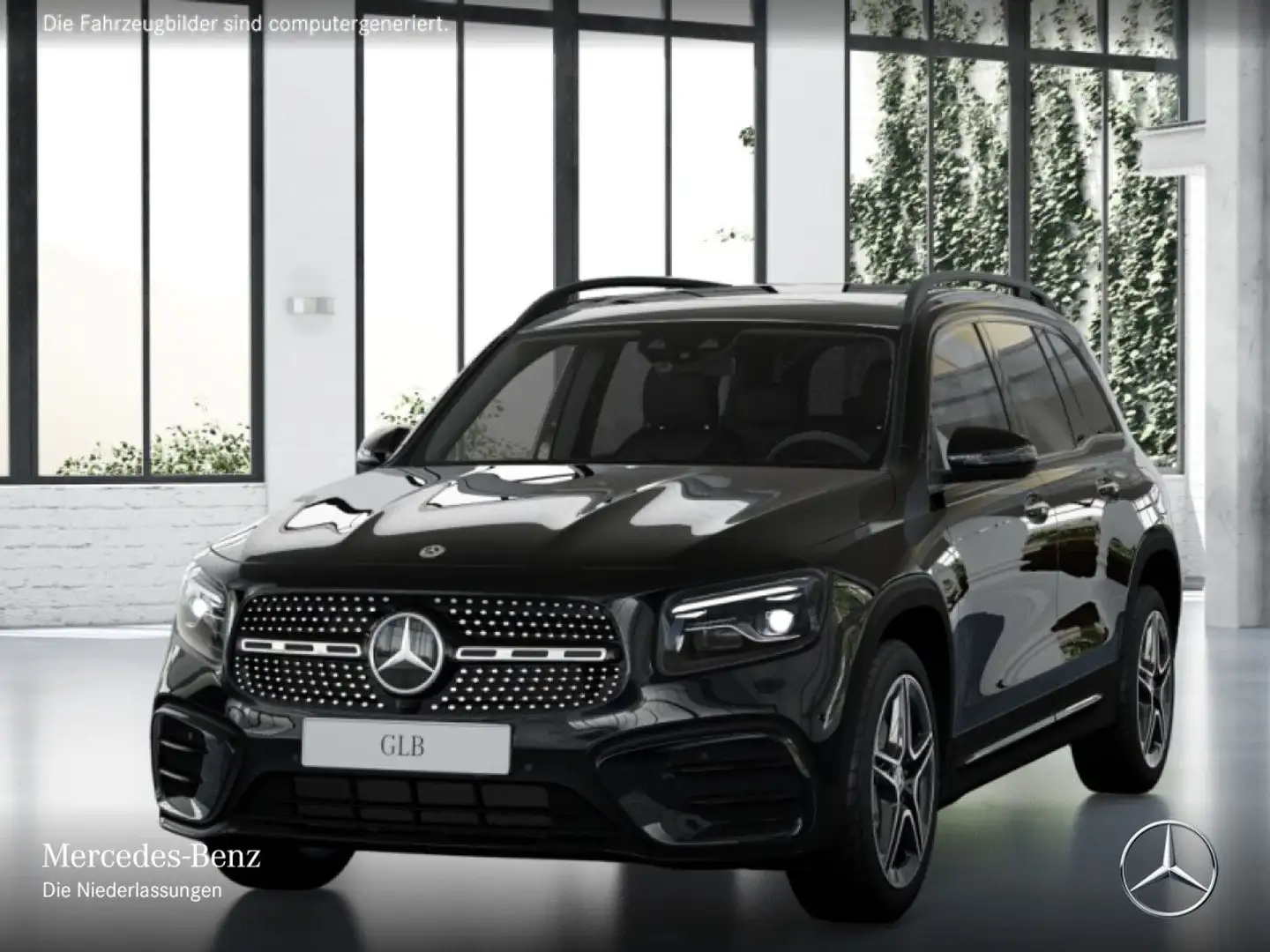 Mercedes-Benz GLB 250 4M AMG+NIGHT+PANO+AHK+MULTIBEAM+FAHRASS+8G Schwarz - 2