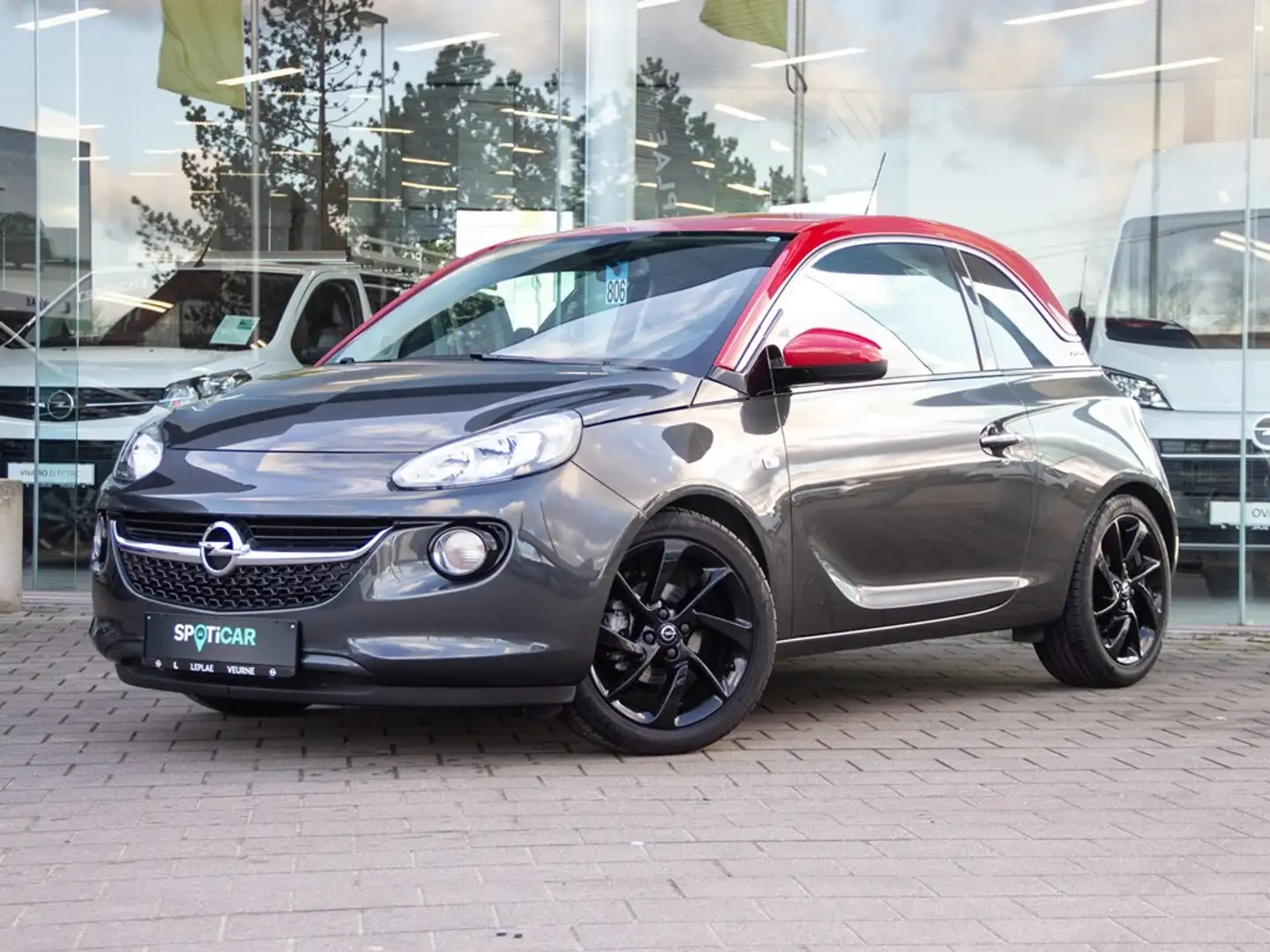 Opel Adam JAM 1.2 70PK |PDC|GPS|CARPLAY|SLECHTS 14000KM| Grijs - 1