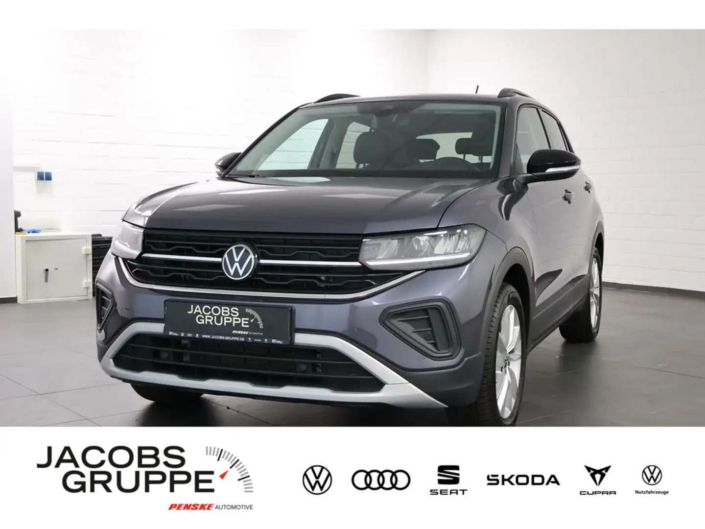 Volkswagen T-Cross 1.0 TSI Goal Navi,LED,PDC,ACC Gris - 2