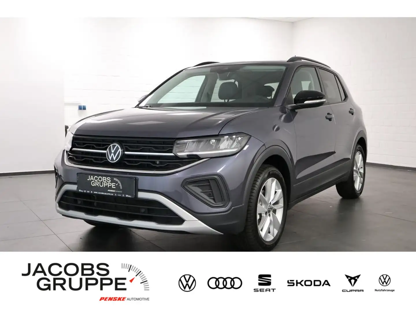 Volkswagen T-Cross 1.0 TSI Goal Navi,LED,PDC,ACC Gris - 1