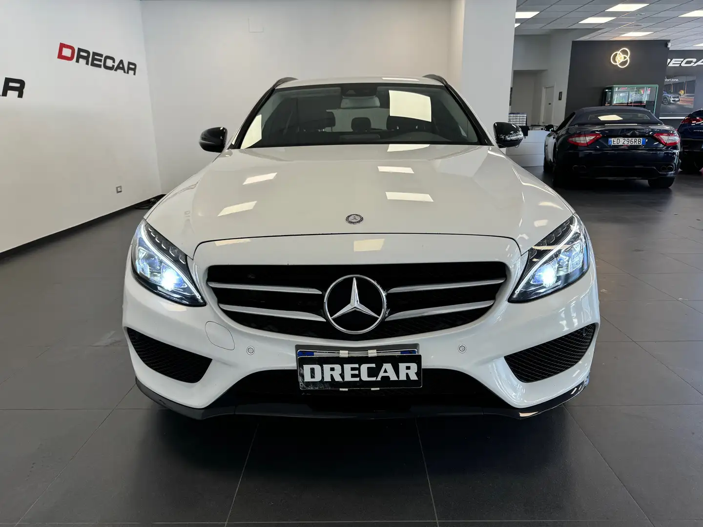 Mercedes-Benz C 220 C SW 220 d Premium 4matic auto AMG PACK NIGHT Bianco - 2