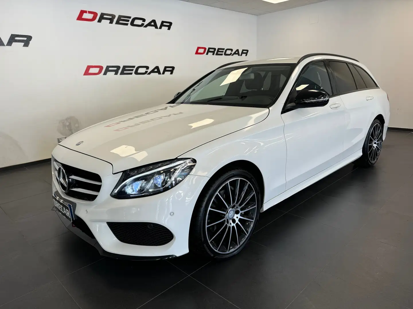 Mercedes-Benz C 220 C SW 220 d Premium 4matic auto AMG PACK NIGHT Bianco - 1