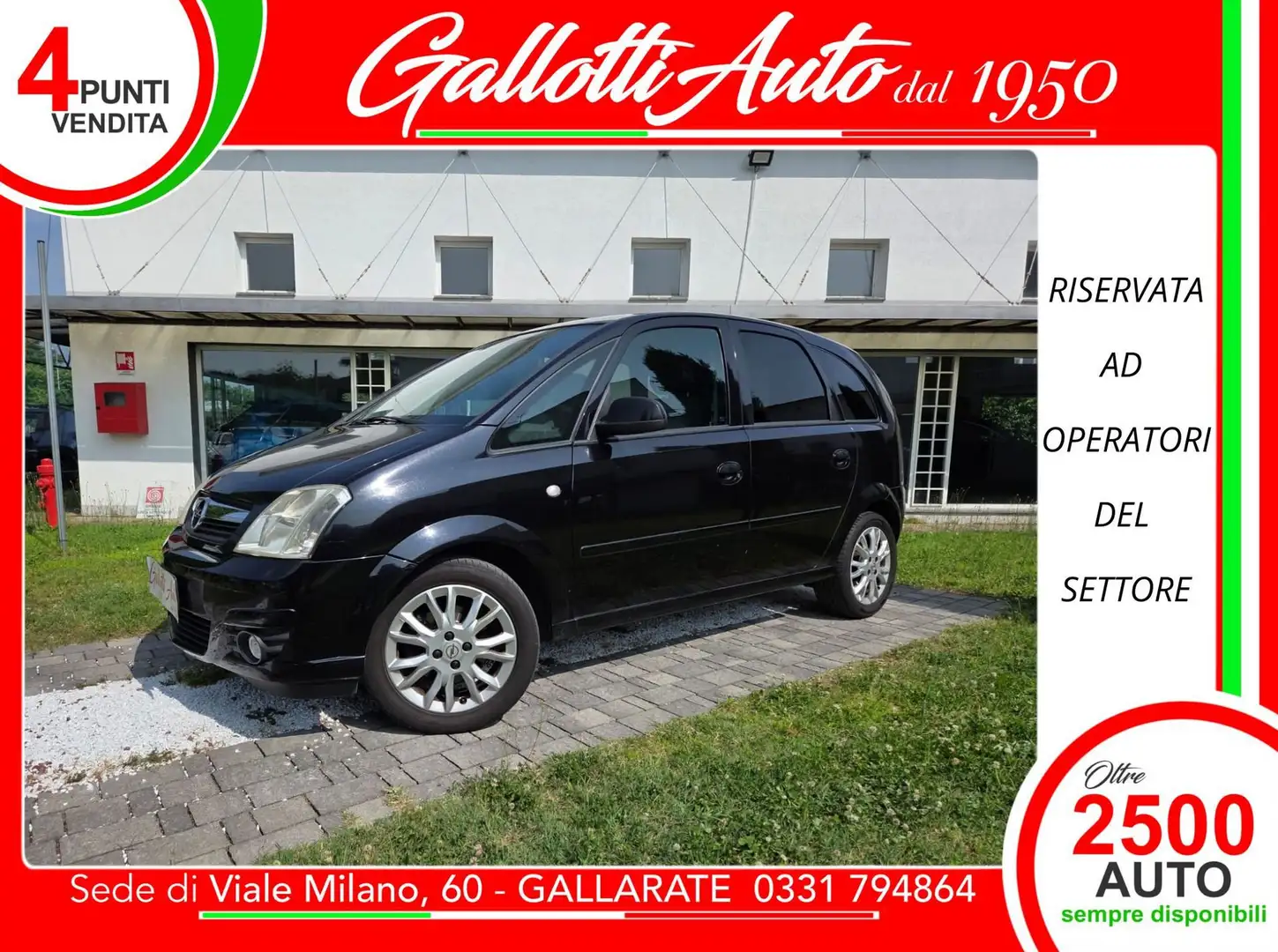 Opel Meriva 1.6 16V Zwart - 1