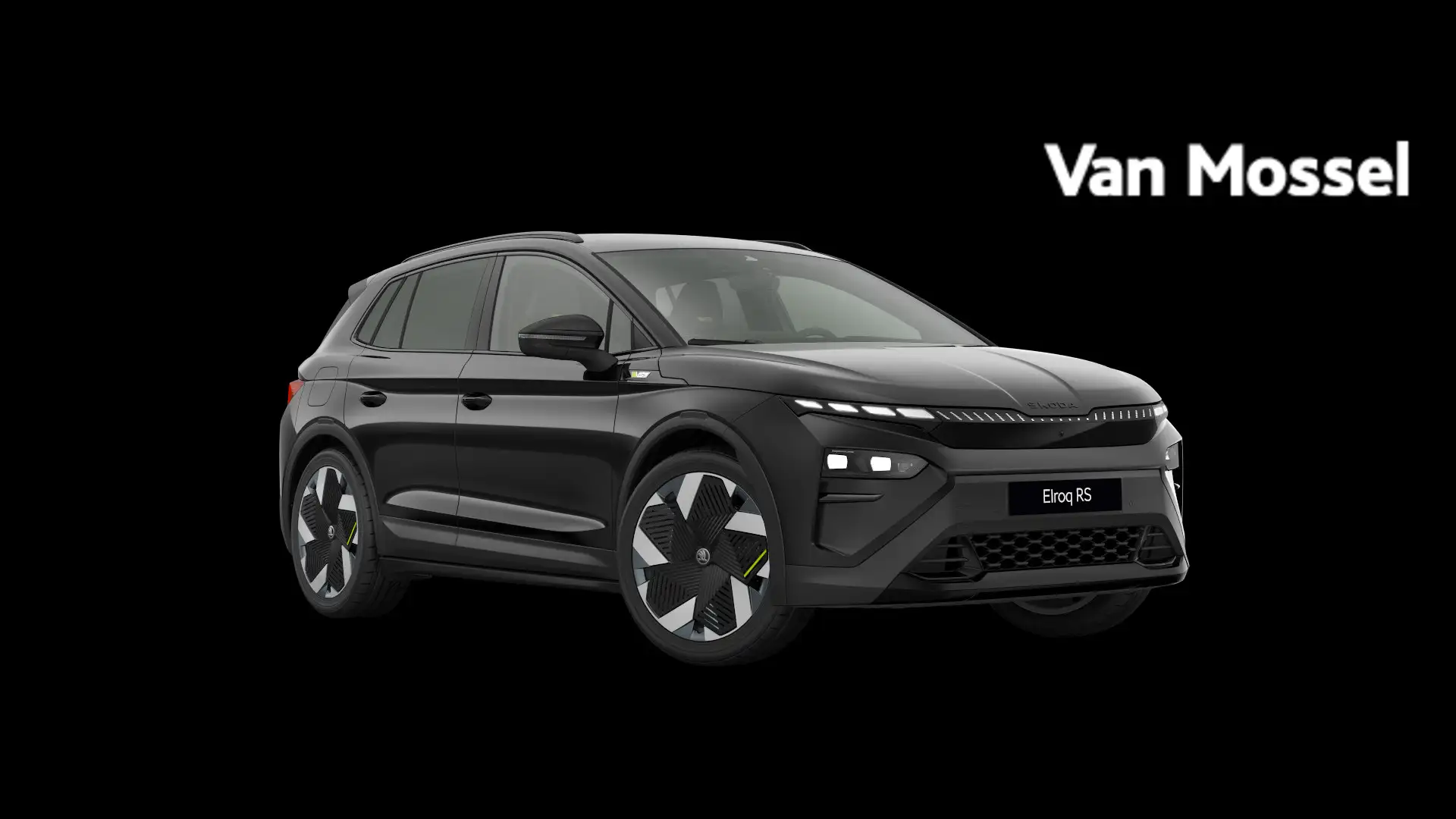 Skoda Elroq 85X RS 340 PK | 21" lichtmetalen velgen | Dynamic Zwart - 1