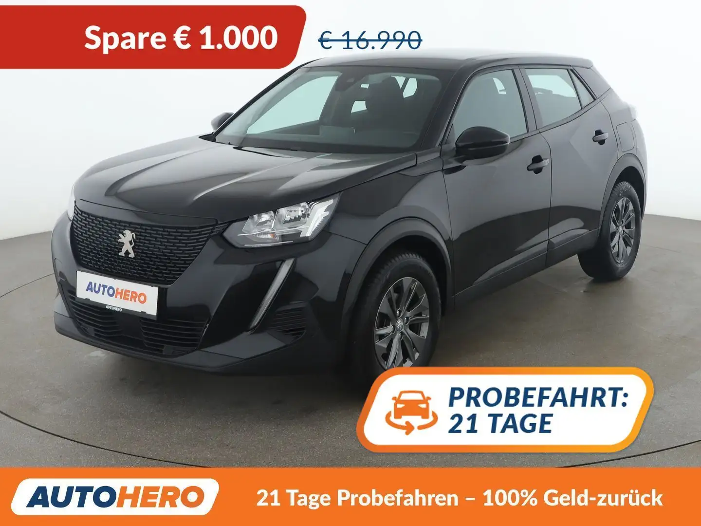 Peugeot 2008 1.2 PureTech Active Pack Schwarz - 1