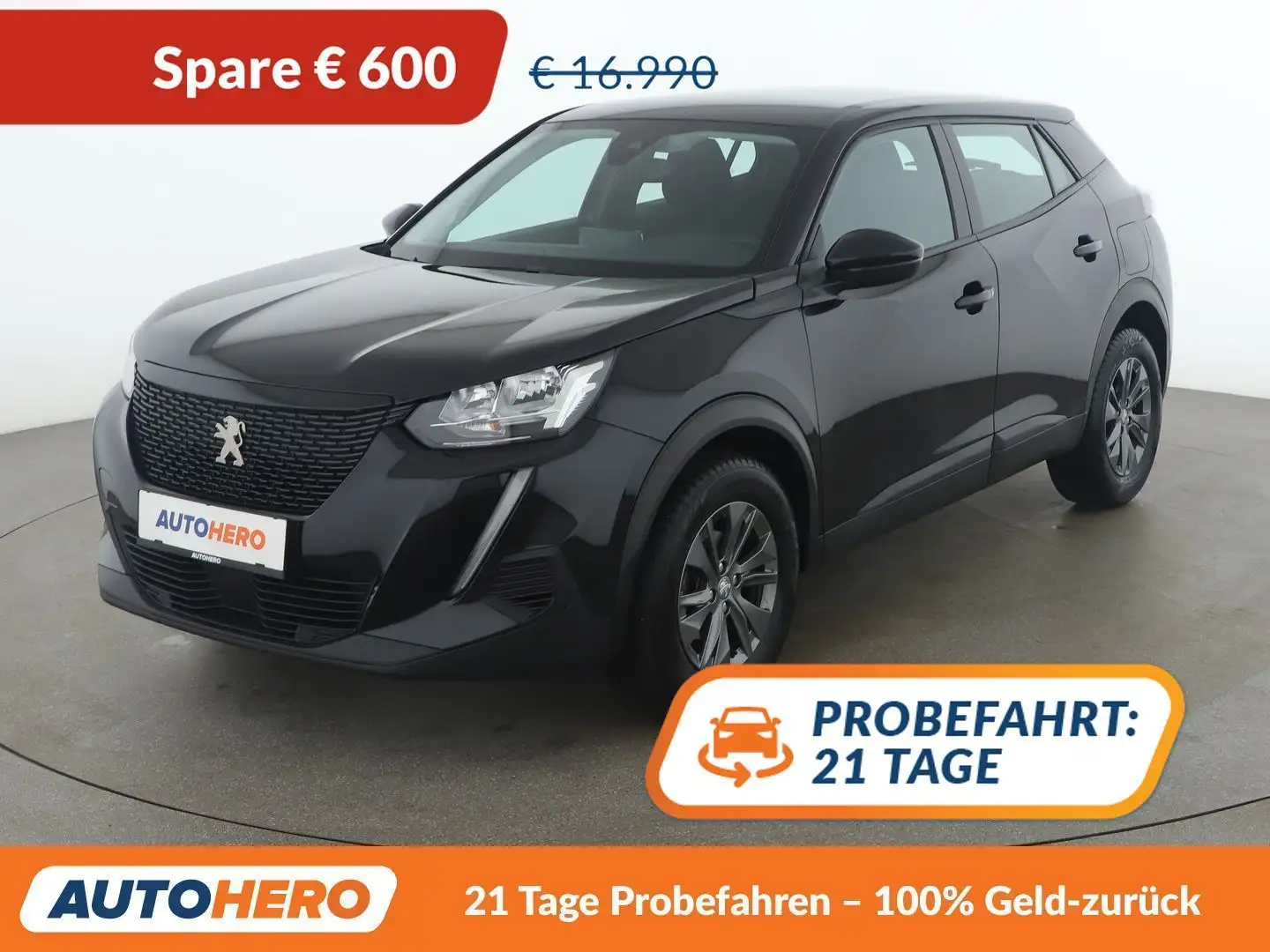 Peugeot 2008 1.2 PureTech Active Pack Schwarz - 1
