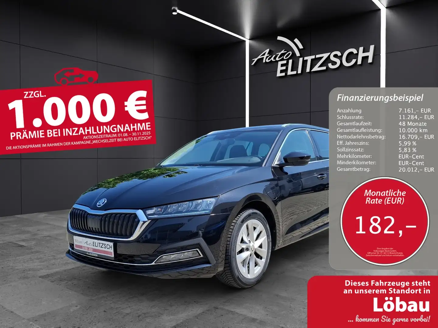 Skoda Octavia Combi iV Style DSG LED RFK SH LM iV Style DSG L... Schwarz - 1
