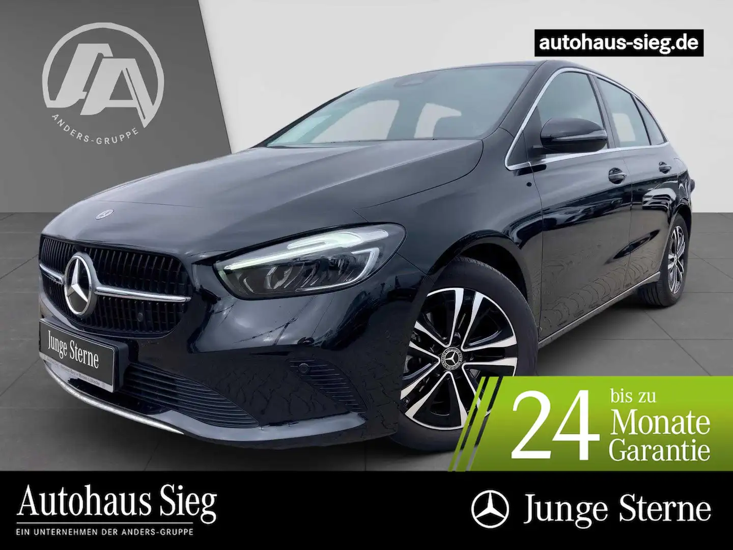 Mercedes-Benz B 200 Progressive Adv+MBUX+AHK+LED+KAm+PDC+EASY Schwarz - 1