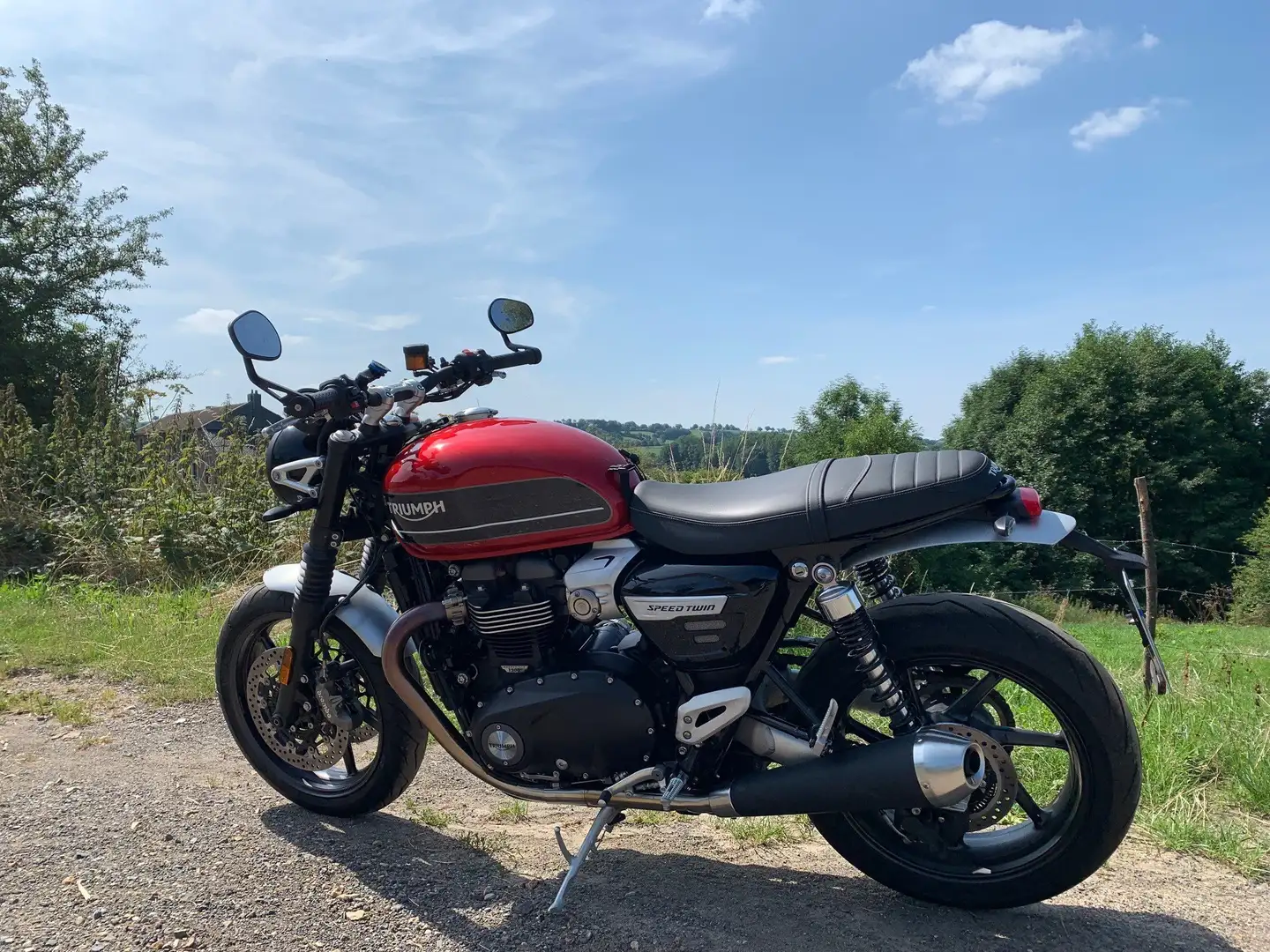 Triumph Speed Twin Czerwony - 2