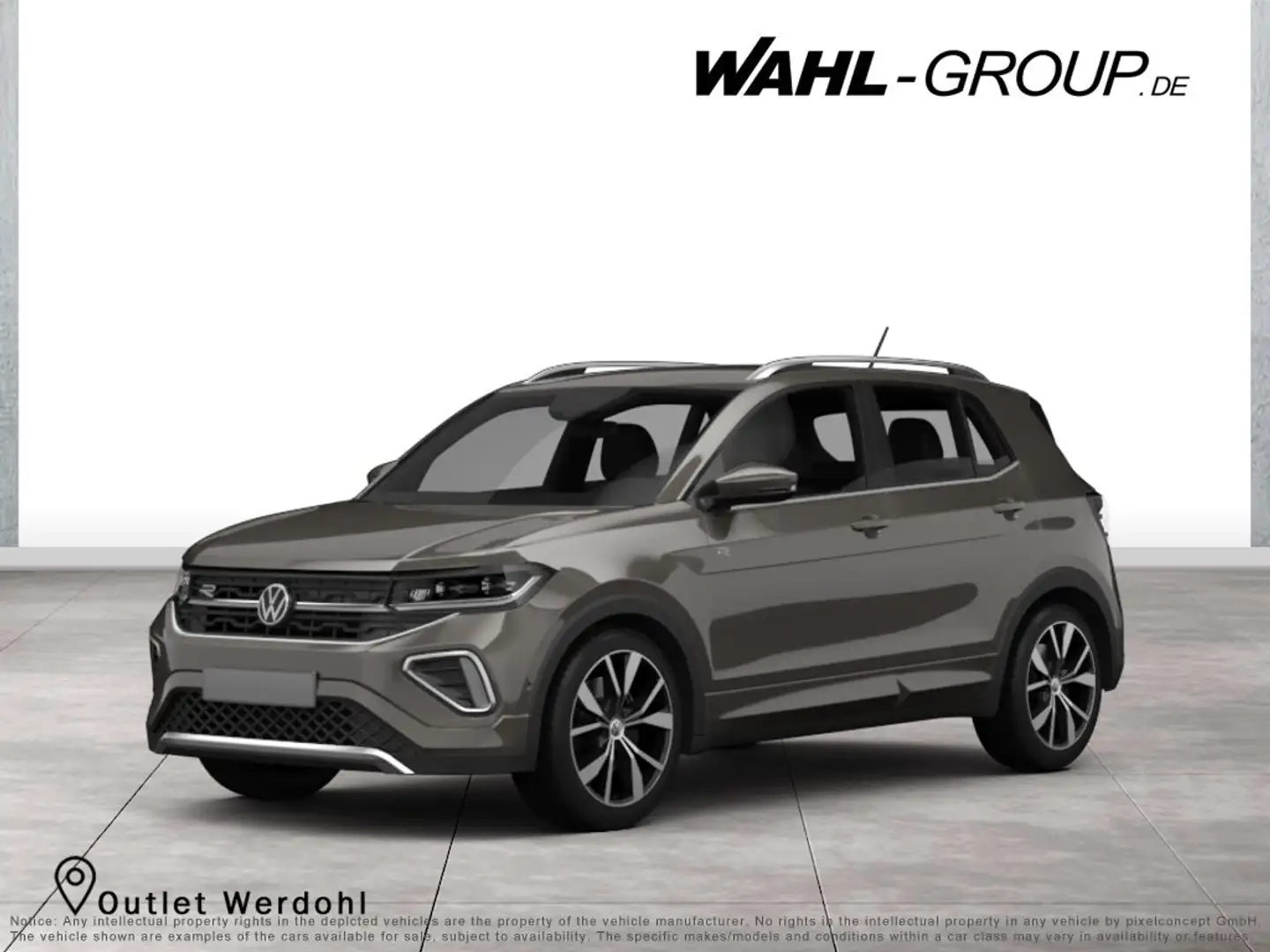 Volkswagen T-Cross 1.0 TSI 85 kW Life*LED*DAB*NAVI*KAMERA*SITZH.*KLIM Grijs - 1