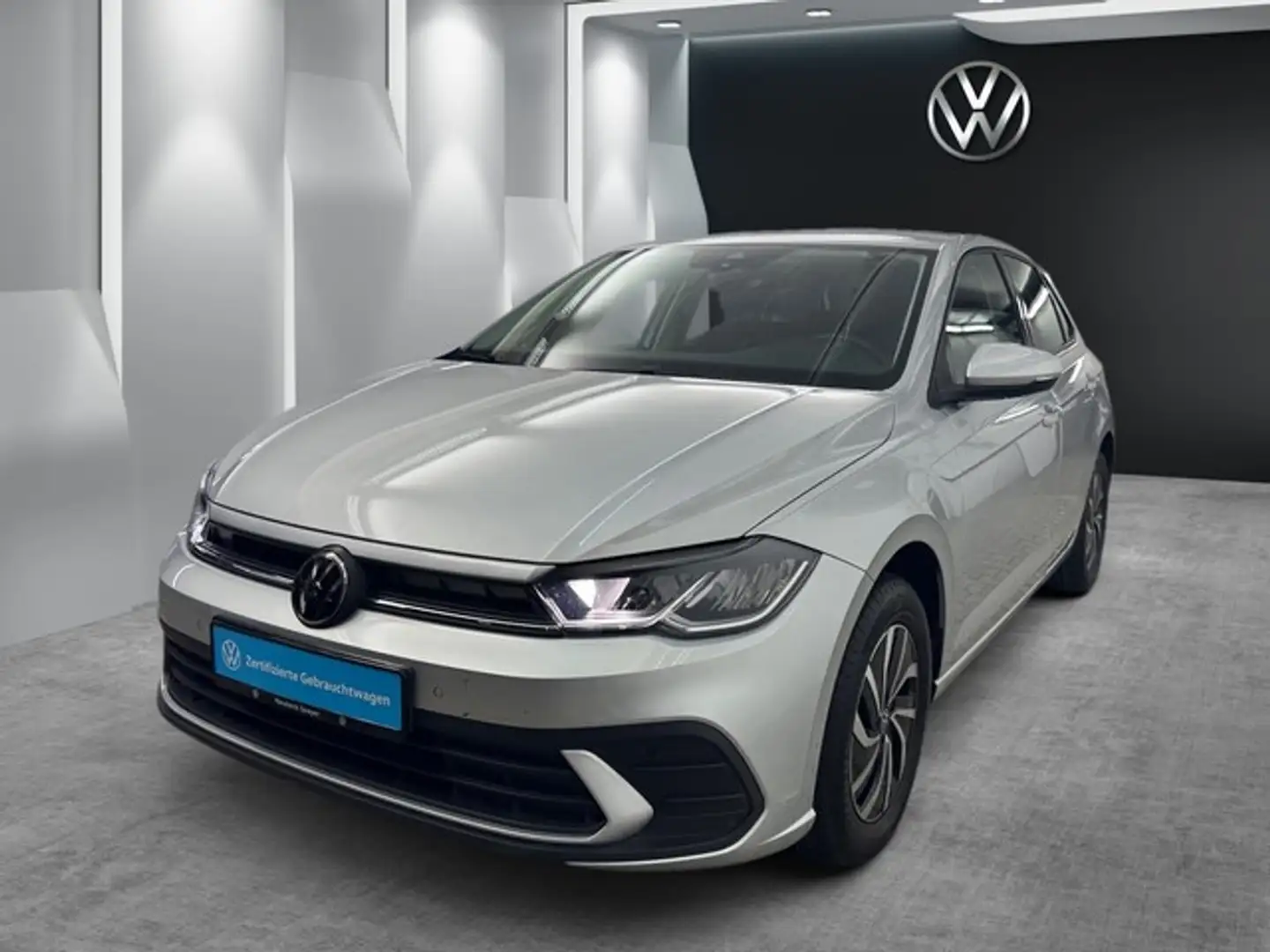 Volkswagen Polo VI 1.0TSI DSG Life LED ACC IQ DRIVE TEMP Argent - 1