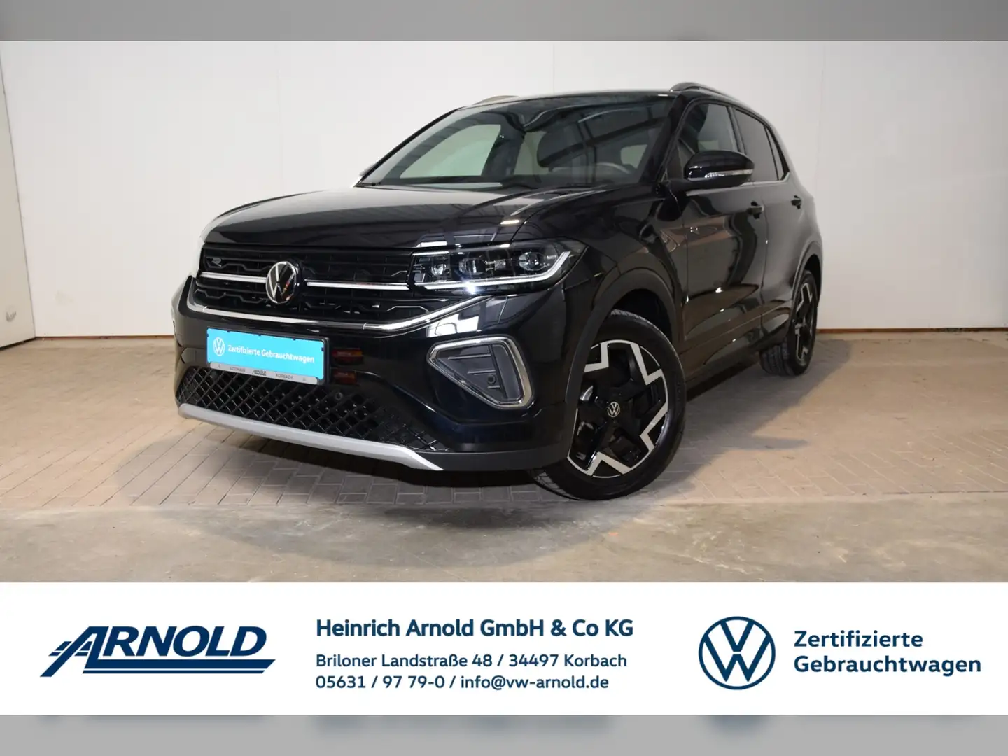 Volkswagen T-Cross TSI R-Line IQ-Light - Travel Assist Nero - 1