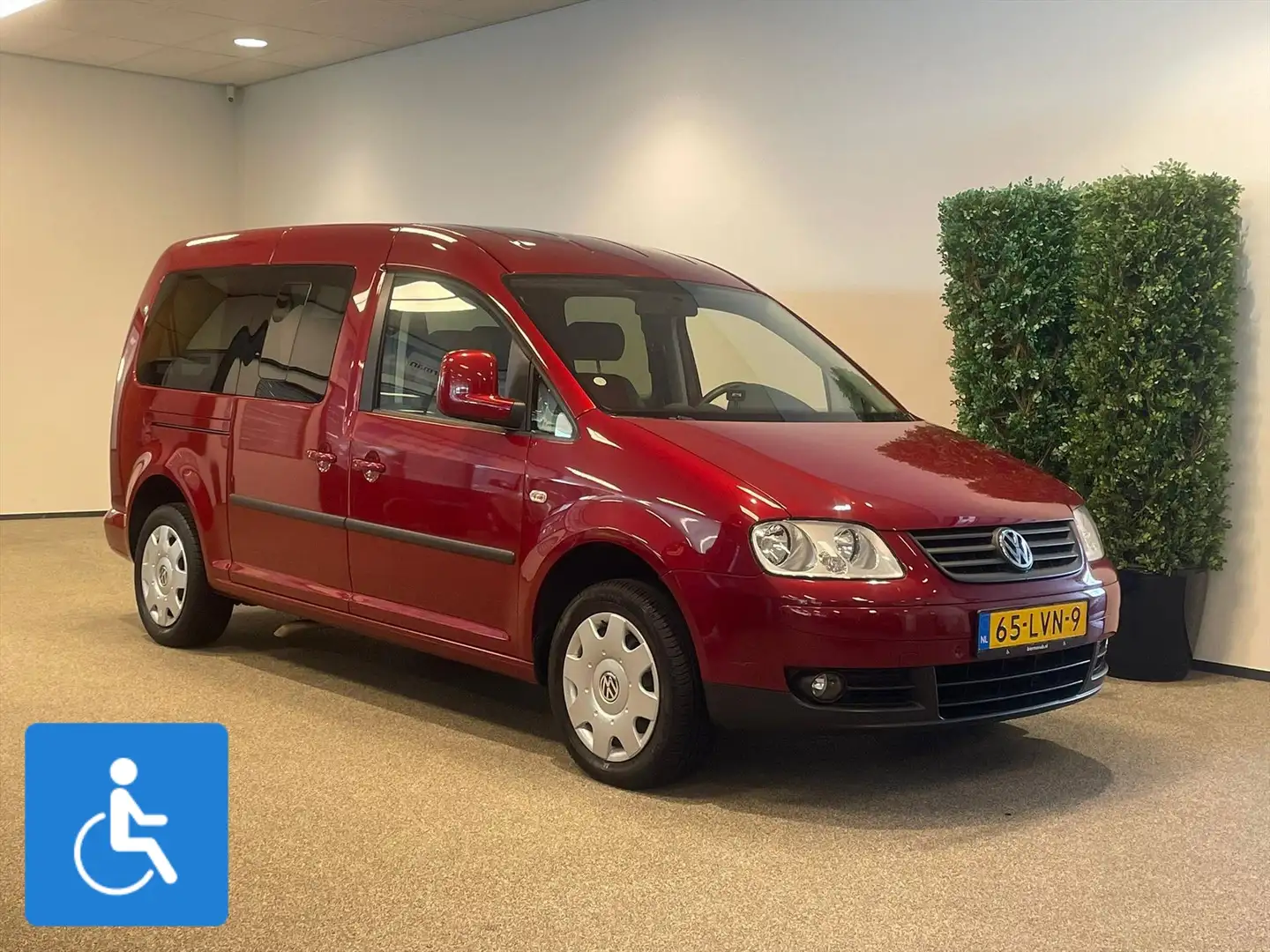 Volkswagen Caddy Maxi Rolstoelauto 5+1 Rolstoel geschikt Rouge - 1