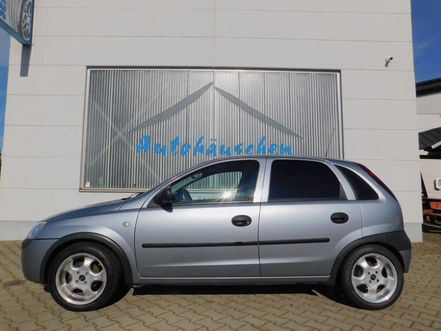 Opel Corsa 1.0 12V Eco LMF/NSW/Servo/erst 83tkm Silber - 2