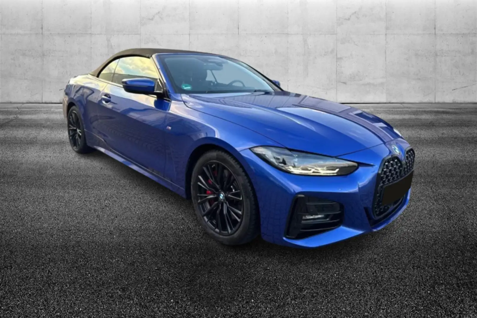 BMW 420 i Cabrio Msport Bleu - 2