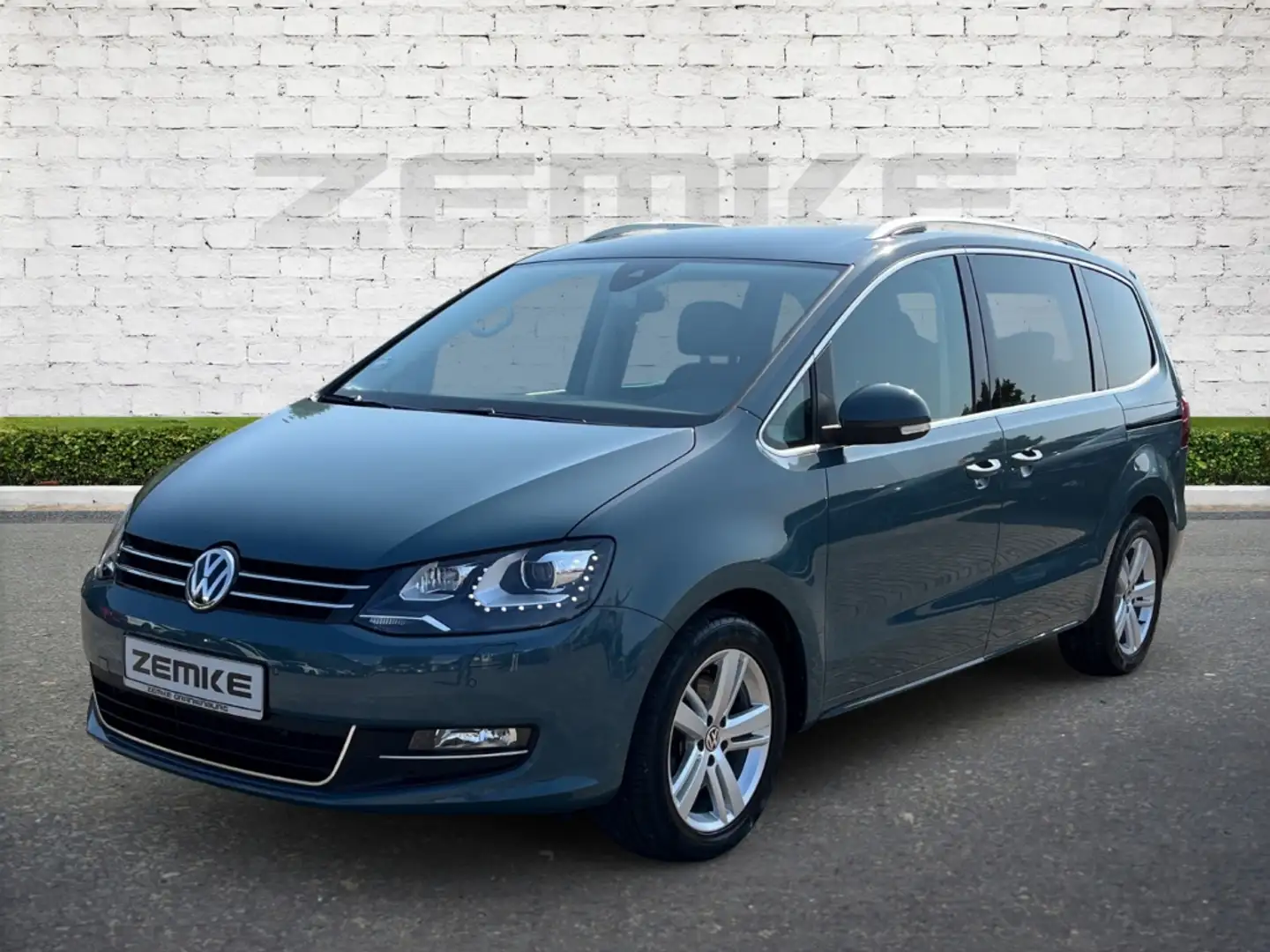 Volkswagen Sharan 2.0 TDI DSG Highline Sportpaket StandHZG AHK Blau - 2