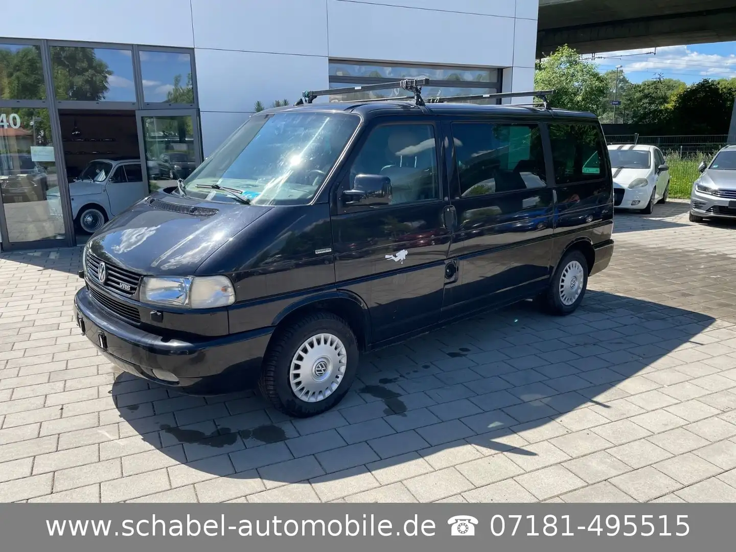 Volkswagen T4 Multivan T4 2.8 VR6 Aut. Business Leder Klima AHK Navi Zwart - 1