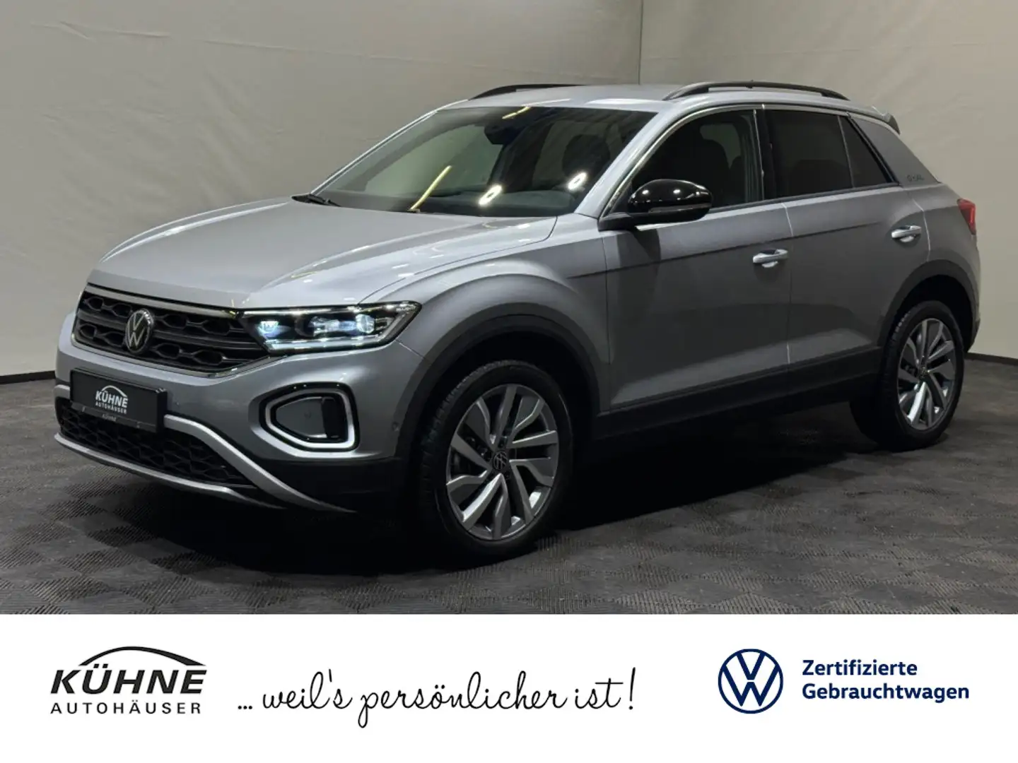 Volkswagen T-Roc T-ROC GOAL 2.0 TDI DSG | AHK ACC NAVI DAB RÜKA Silber - 1