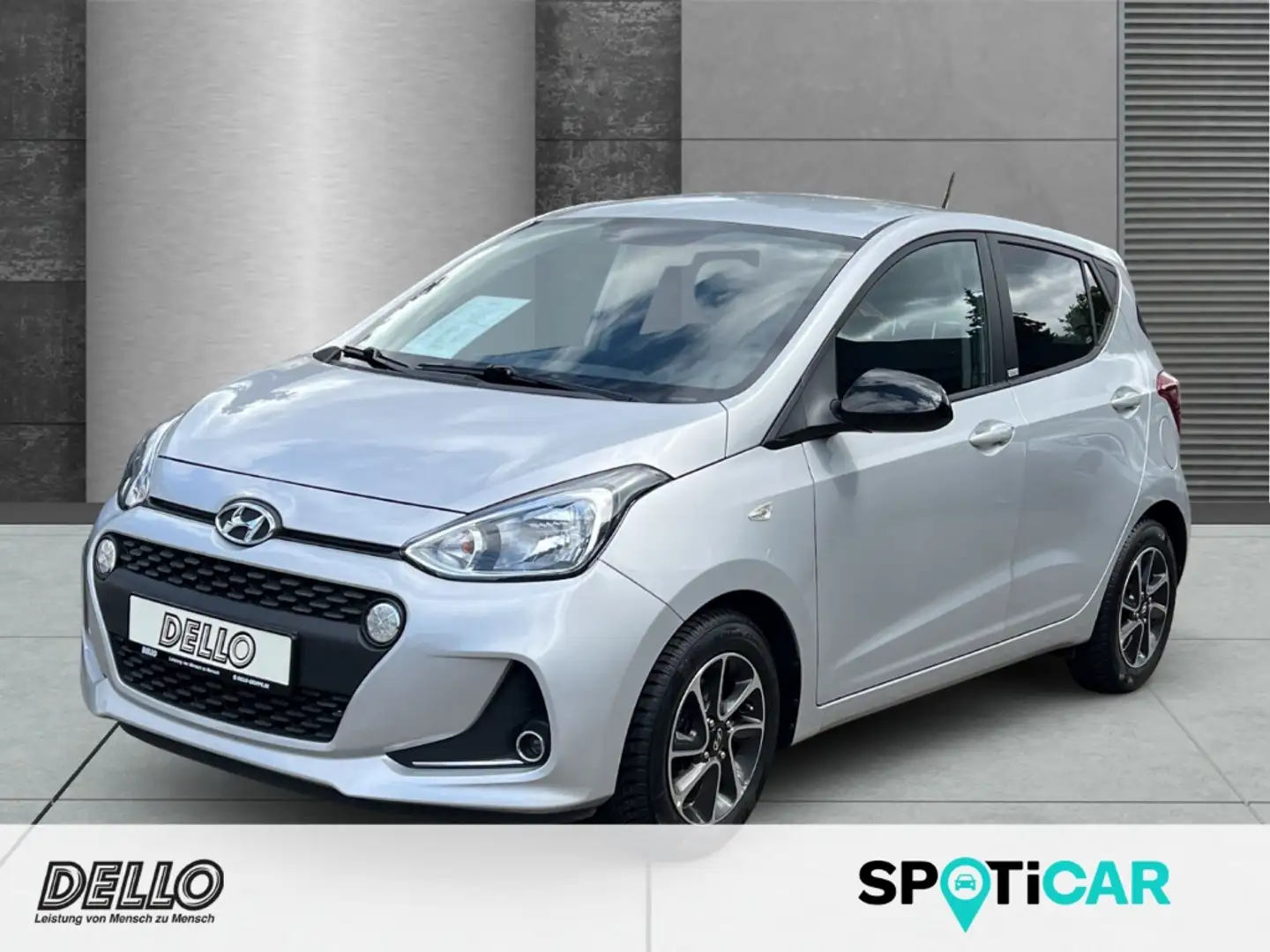 Hyundai i10 T YES! 1.2,BT Ganzjahresreifen, Klimaanlage DAB SH Silber - 1