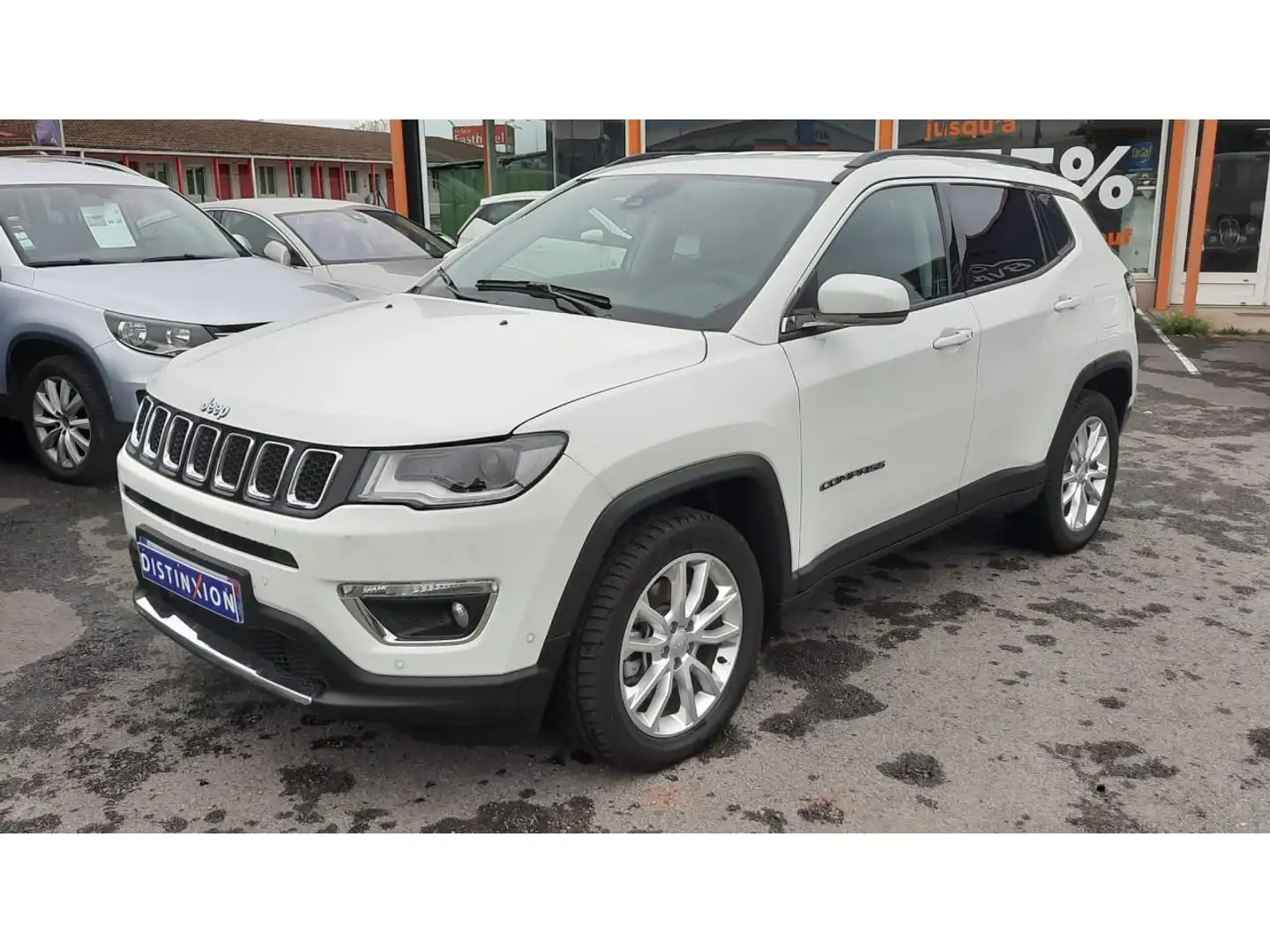 Jeep Compass 1.3 GSE T4 - 190 - BVA 4xe eAWD moteur neuf !! Blanc - 1