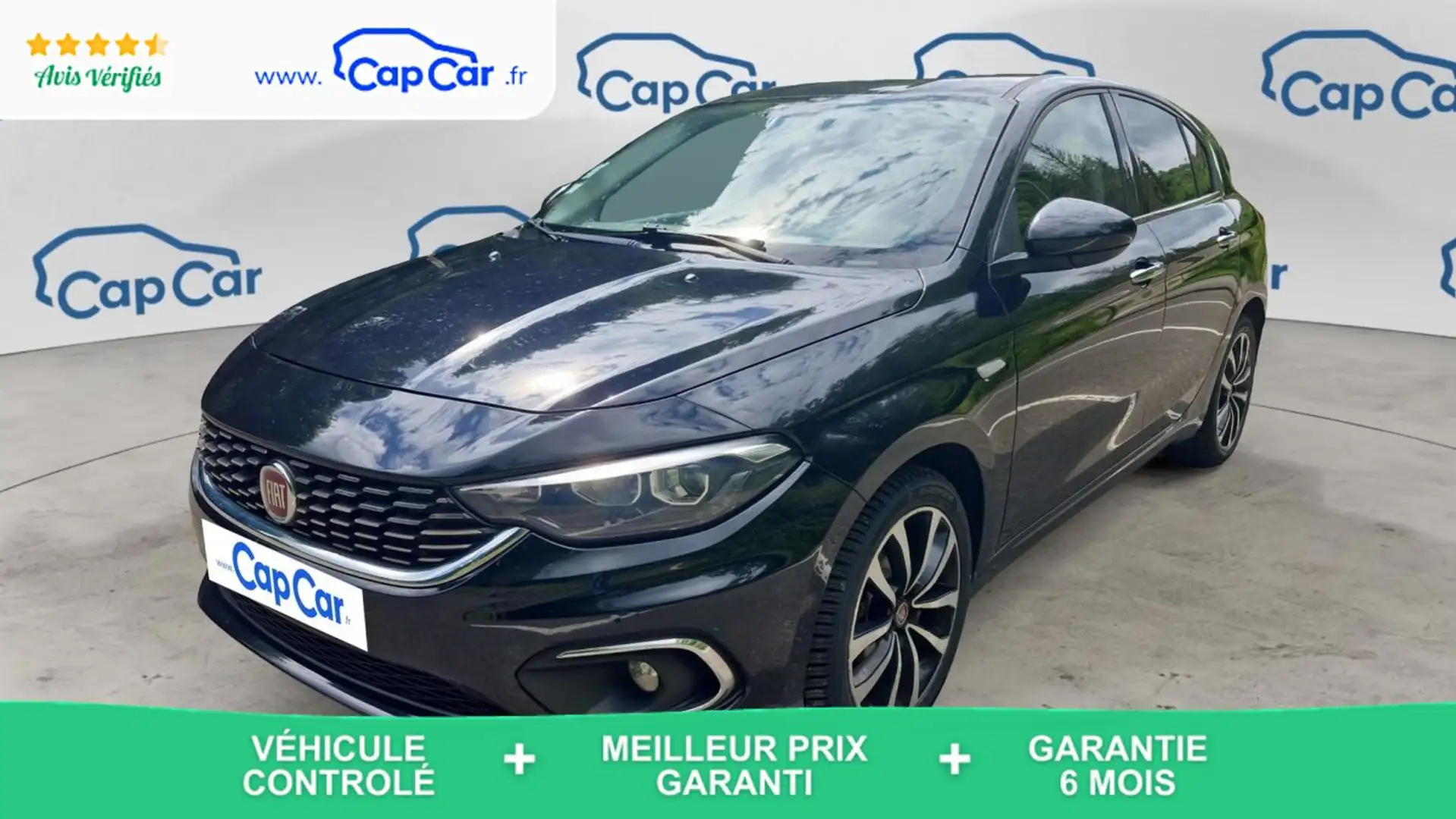 Fiat Tipo 1.6 MultiJet 120 Lounge Noir - 1