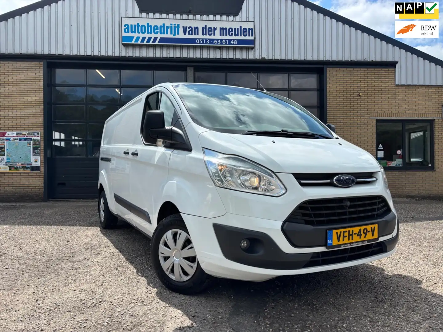 Ford Transit Custom 310 2.2 TDCI L2H2 Limited 2X schuifdeuren! Blanc - 1