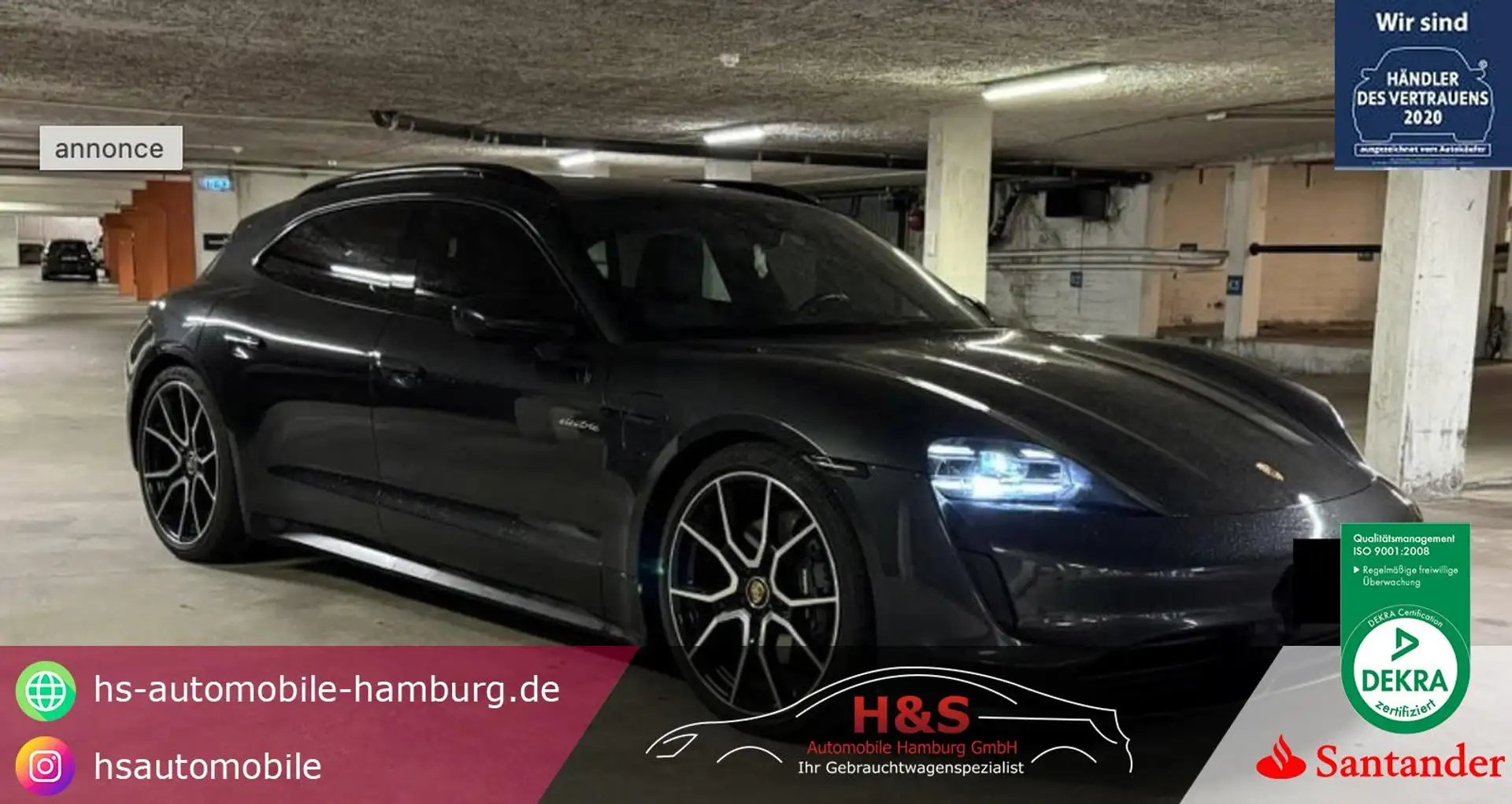 Porsche Taycan Sport Turismo *360°/CHRONO* Grau - 1