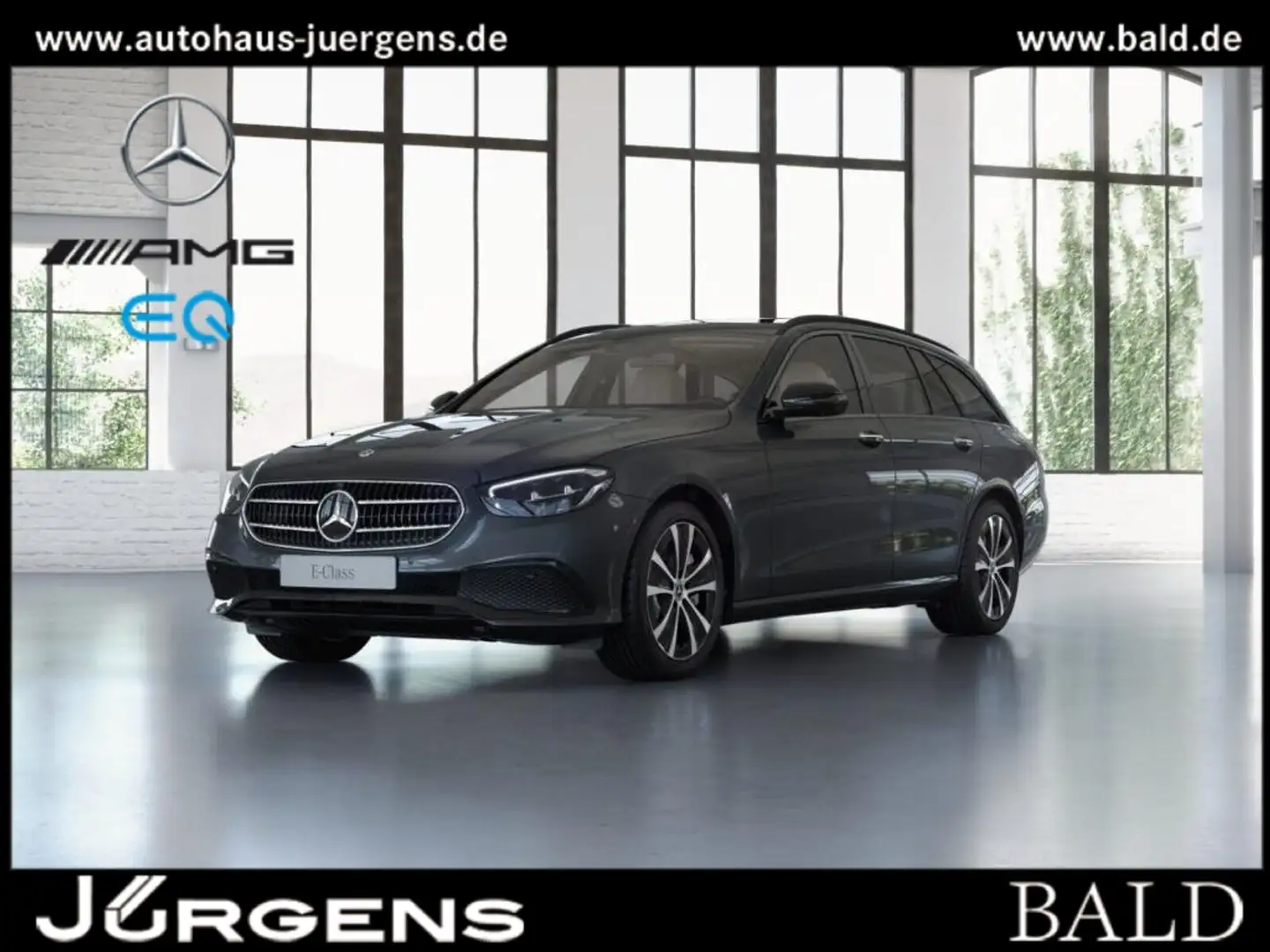 Mercedes-Benz E 300 de 4M T Exclusive/Pano/AHK/HUD/Night/360° Grau - 1