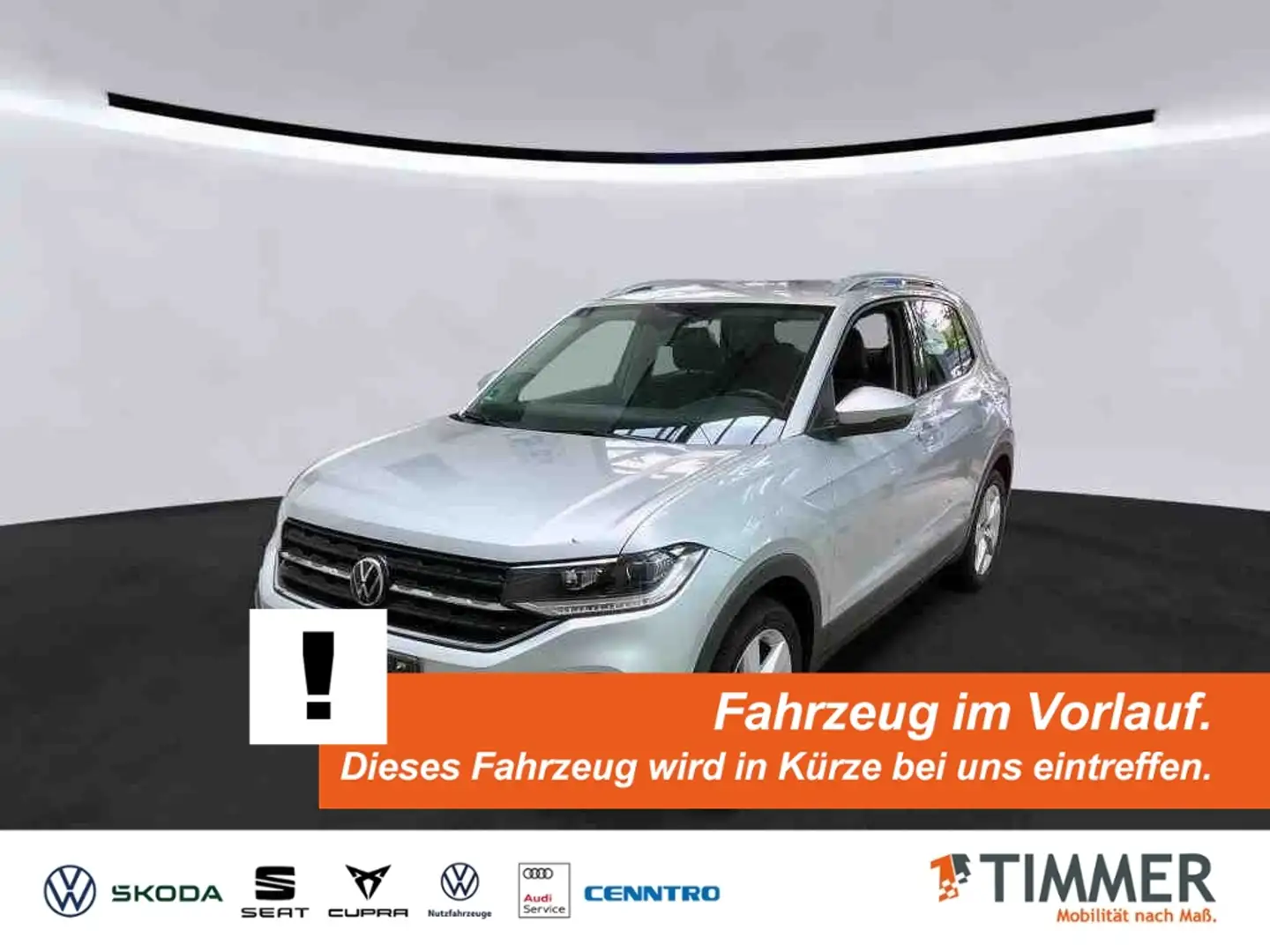 Volkswagen T-Cross 1.0 TSI STYLE *LED *SITZHZ *PDC *LM * Silber - 1