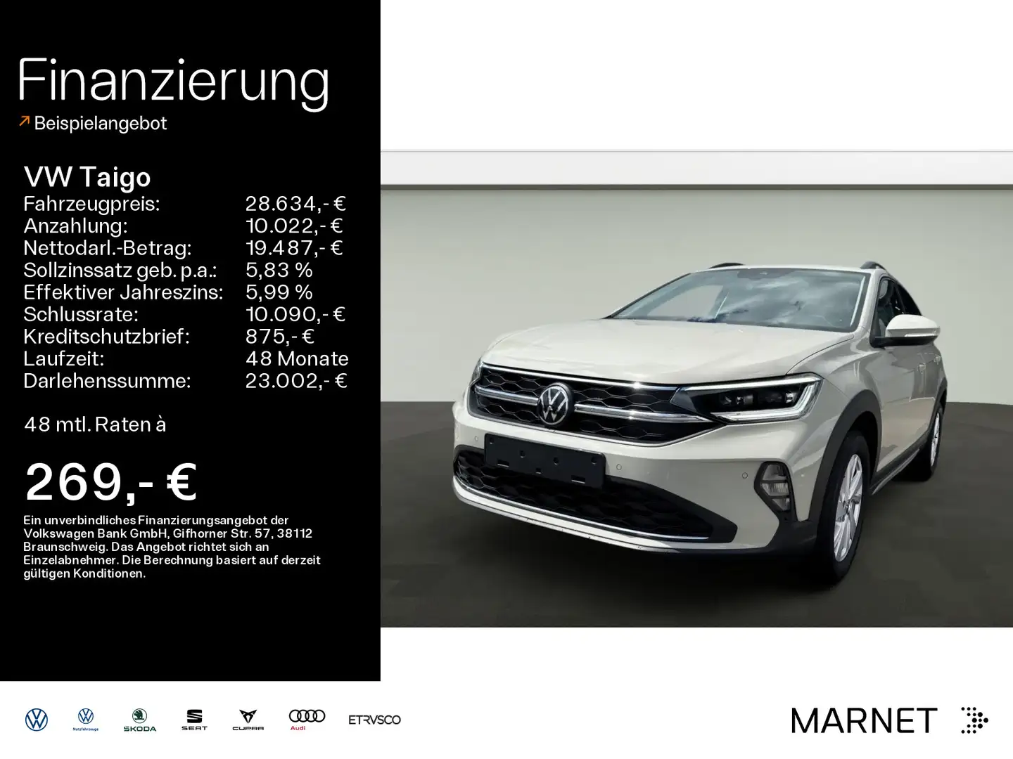 Volkswagen Taigo VW Taigo  1.0 TSI 95 PS Benzin ( Schalter Grau - 1