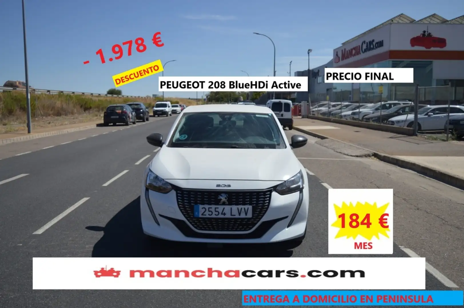 Peugeot 208 1.5 BlueHDi S&S Active Pack 100 Weiß - 1