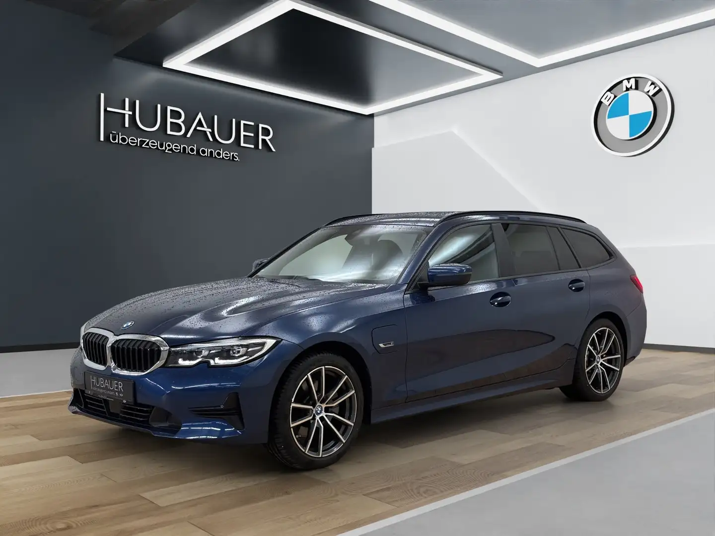 BMW 320 e Touring [Advantage, LC Prof., PDC, ACC] Bleu - 1
