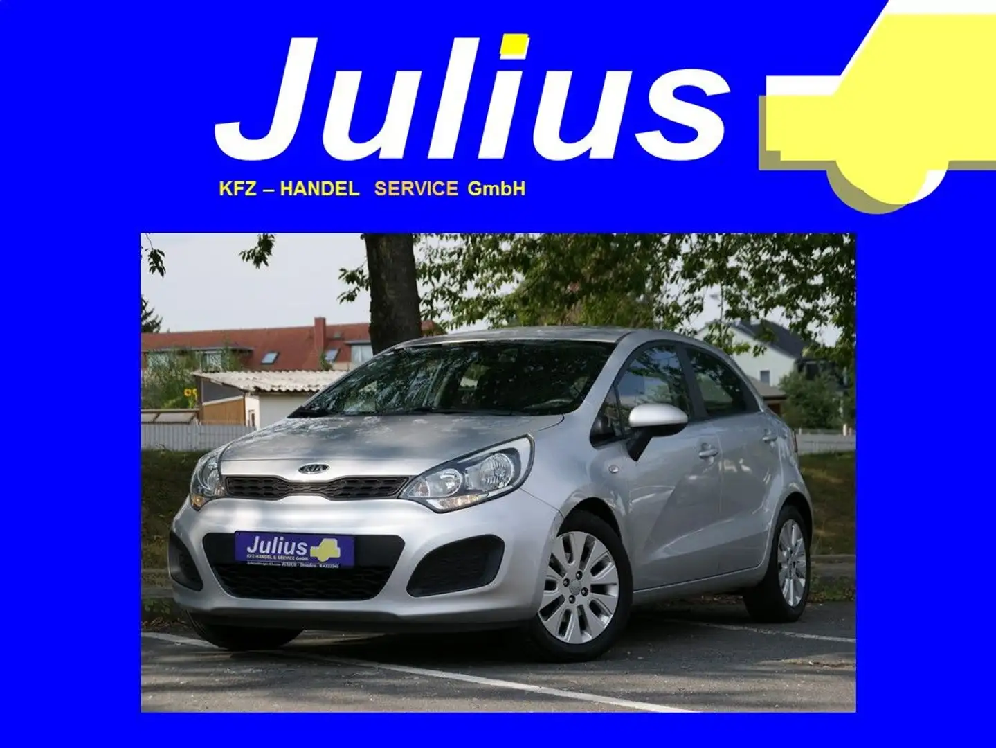 Kia Rio Edition KLIMA/ZV-FUNK/1.HAND Argent - 1