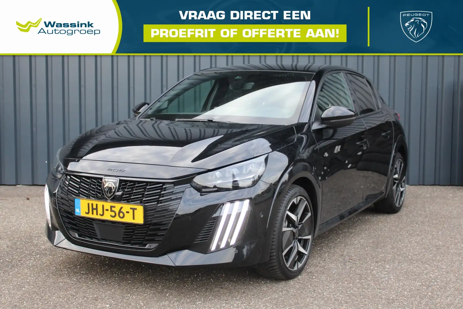 Peugeot 208 1.2 Hybrid 136 e-DCS6 GT I Adaptive Cruise I Carpl Zwart - 1