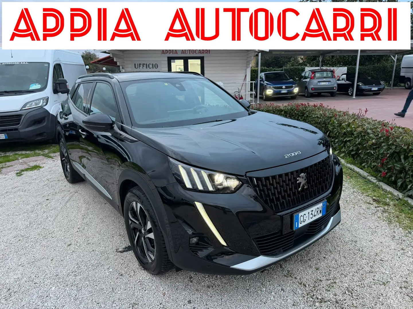 Peugeot 2008 1.2 130CV EAT8 GT UNIPRO/TETTO/FULL LED Schwarz - 1