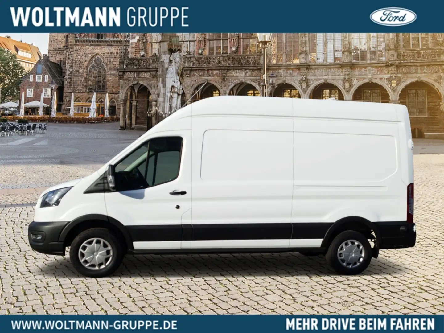 Ford Transit Kasten E 350 L3 2000€ Weihnachtsbonus! Trend Navi Weiß - 2