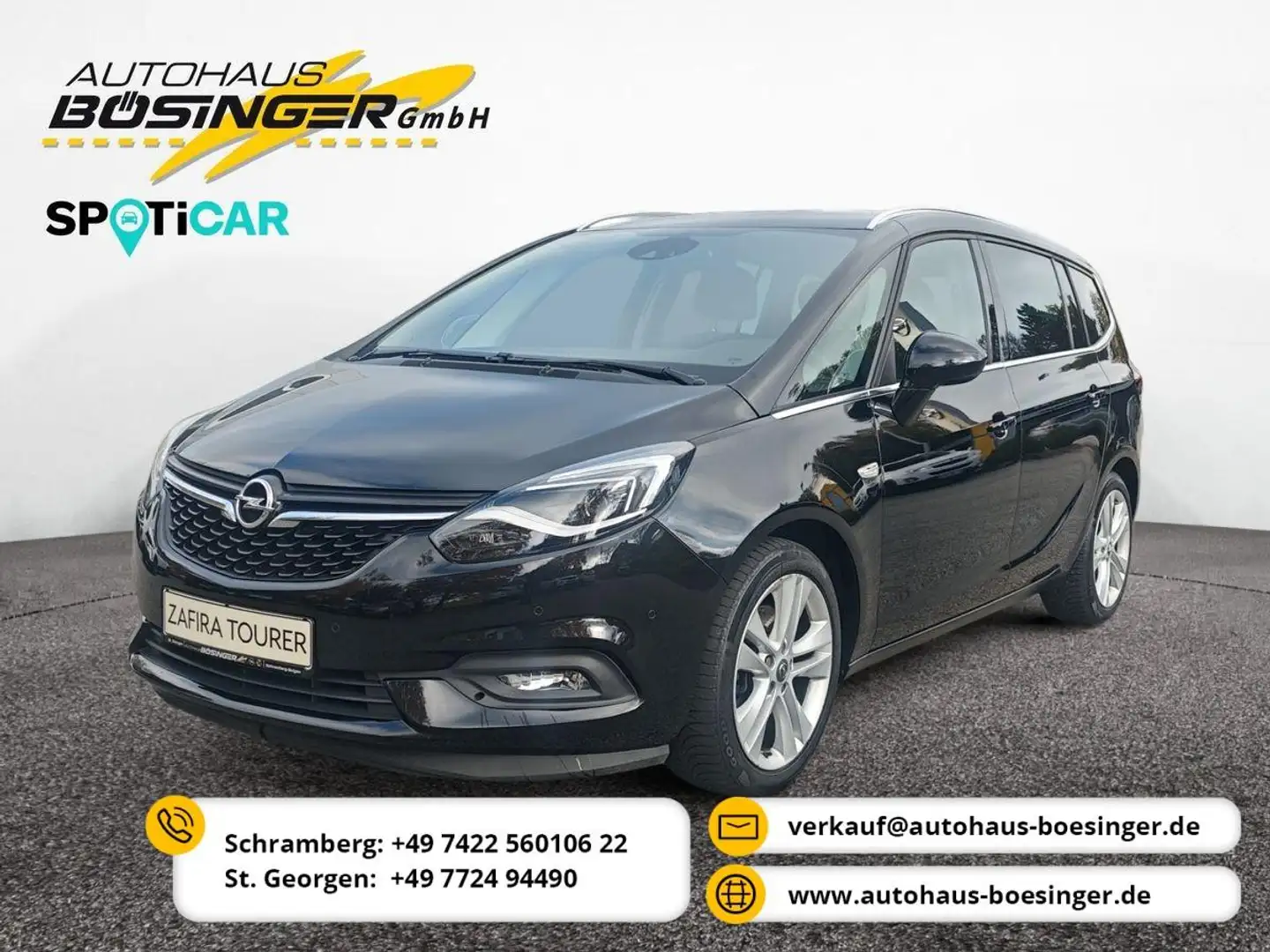 Opel Zafira Tourer Innovation 1.6 Autom/7Sitz/Kam/Nav Noir - 1