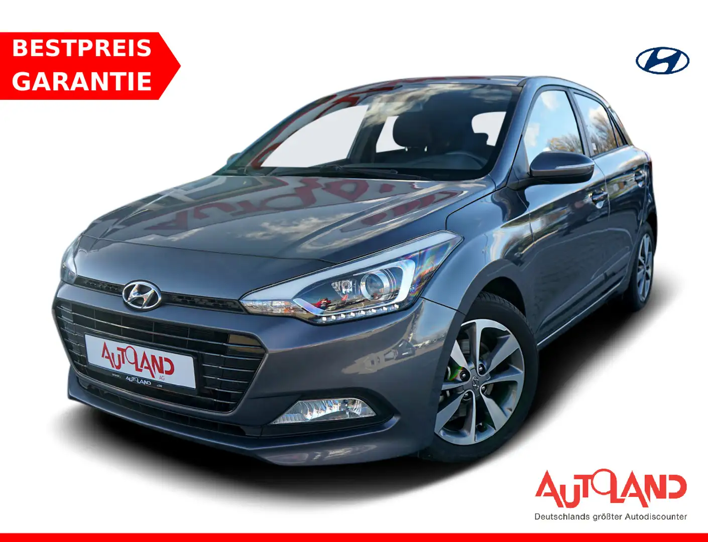 Hyundai i20 1.0 T-GDI YES! Plus Navi Kamera Sitzheizung Grau - 1