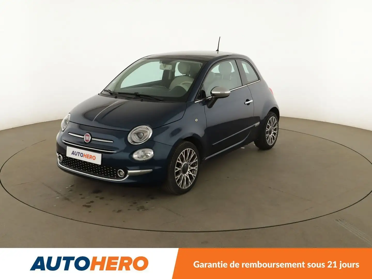 Fiat 500 1.2 Lounge Bleu - 1