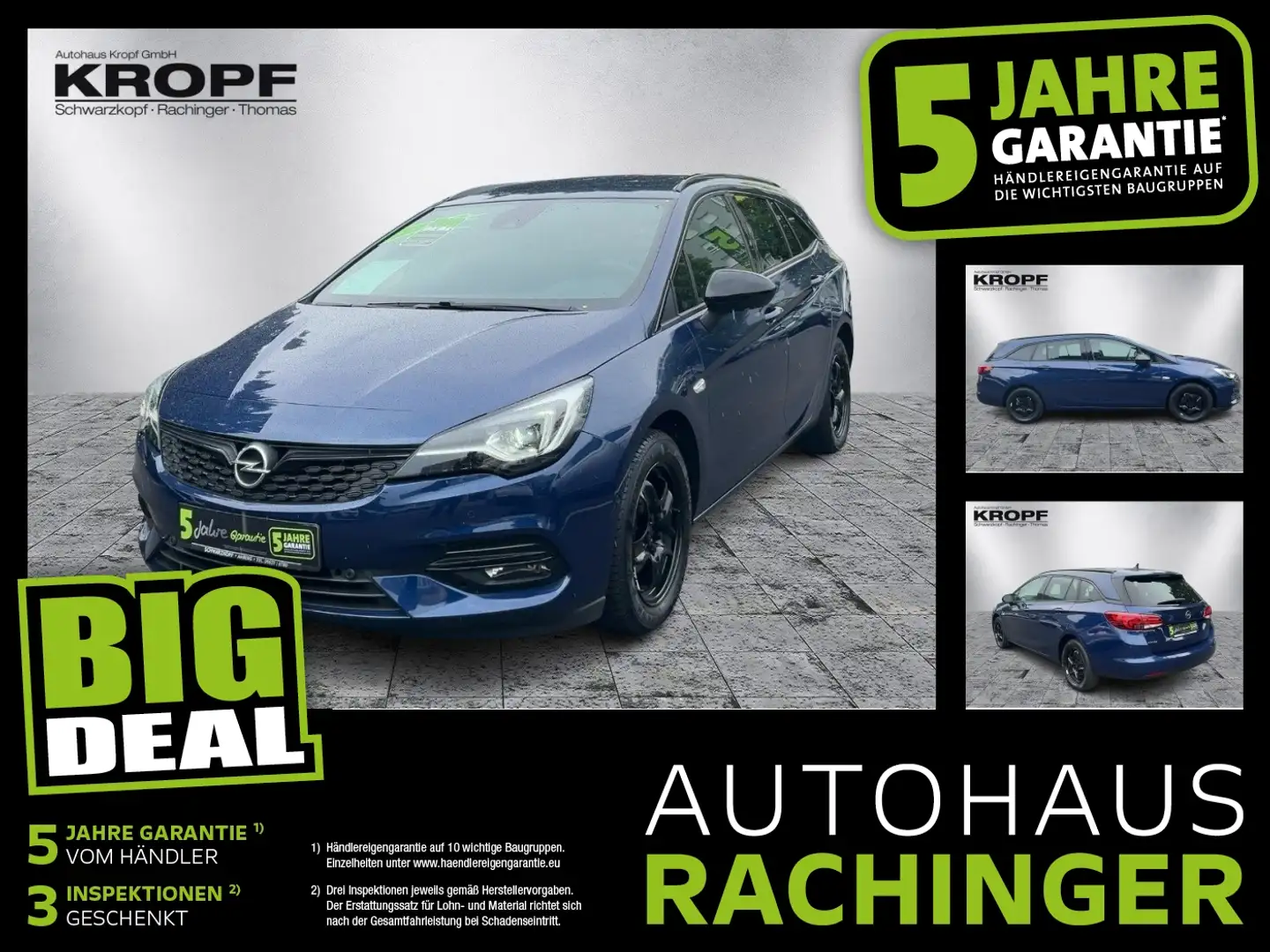 Opel Astra K Sports Tourer FIN ab2,99%+LED+LM+SHZ+PDC Blau - 1