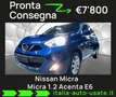 Nissan Micra Micra 1.2 Acenta E6 Bleu - thumbnail 2