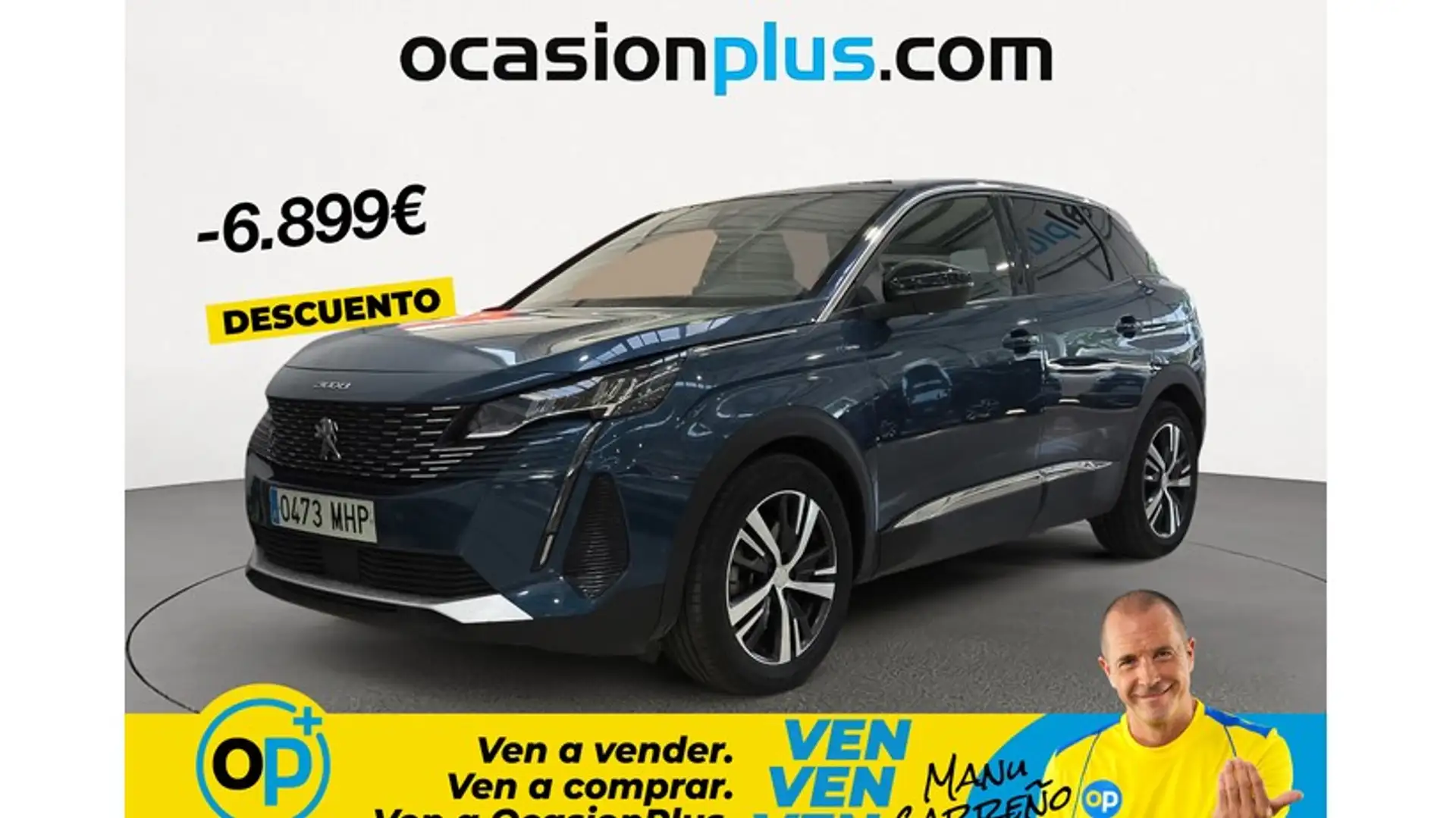 Peugeot 3008 HYB PHEV 225 Allure Pack e-EAT8 Azul - 1