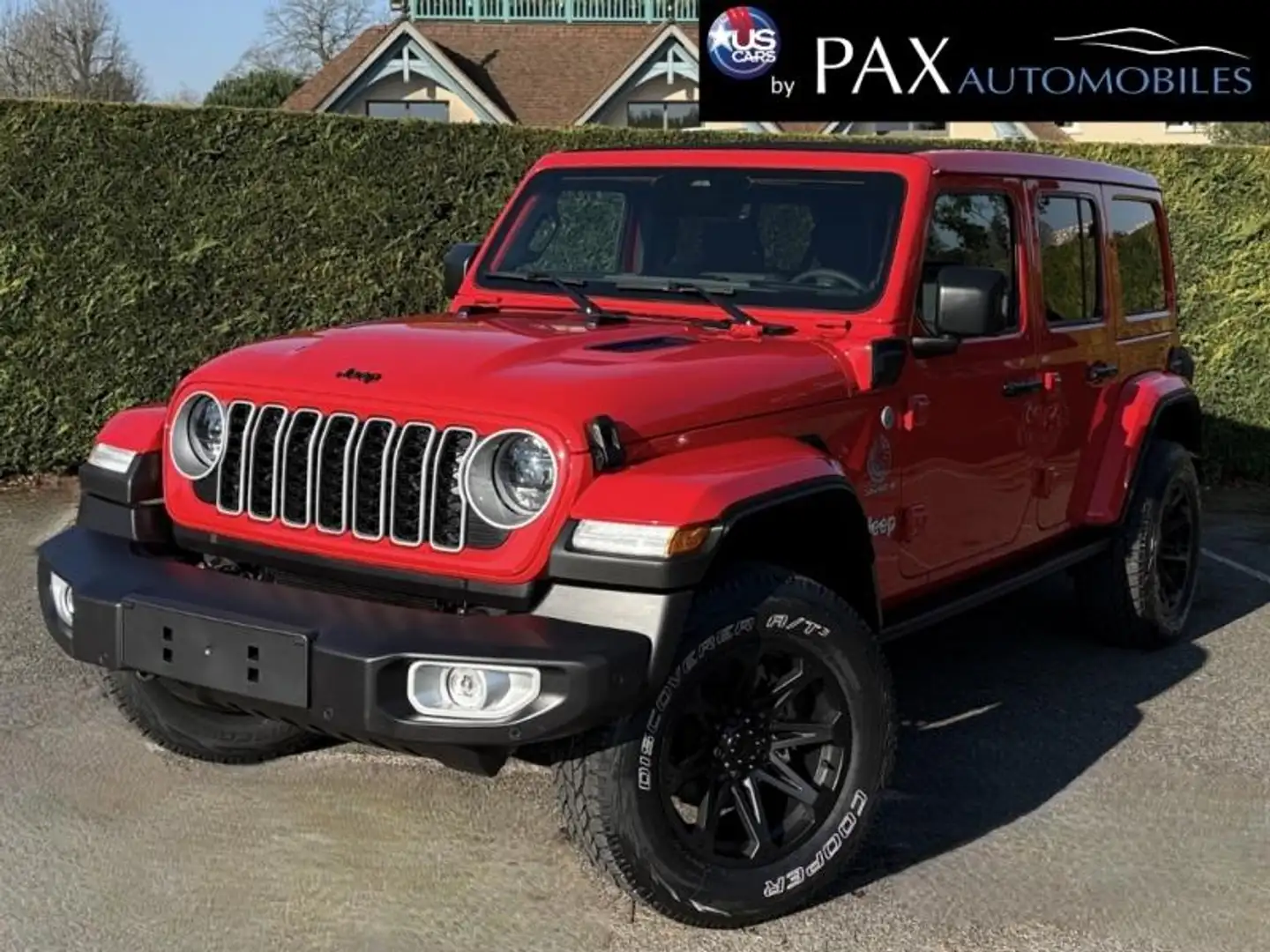 Jeep Wrangler 2.0 T 380ch 4xe Sahara Command-Trac MY24 Rouge - 1