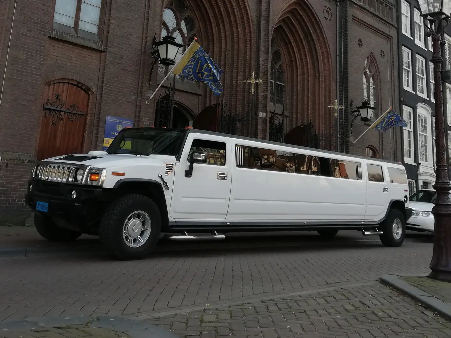 HUMMER H2 limousine limo White - 1