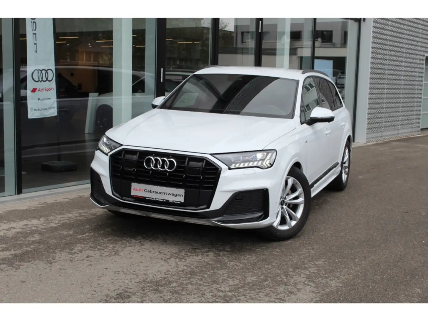 Audi Q7 50 TDI qu.Str. S-Line Assistenz*HUD*360*MTRX!!! Weiß - 2