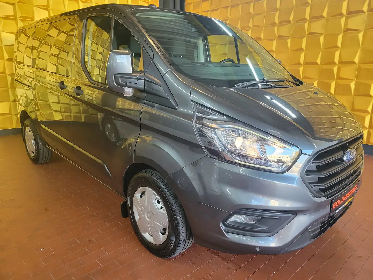 Ford Transit Custom L1 9-SITZE/PDC/2xKLIMA Gris - 2