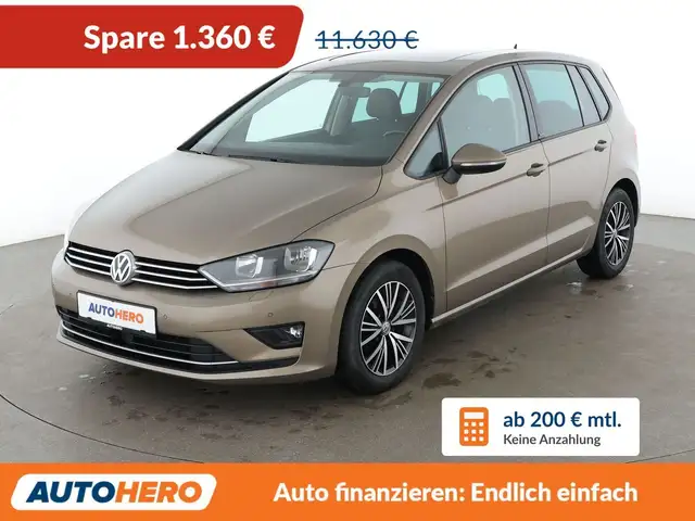 2016 Volkswagen Golf Sportsvan in Yellow for sale